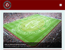 Tablet Screenshot of manutd-croatia.com